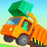 Dinosaur Garbage Truck Games